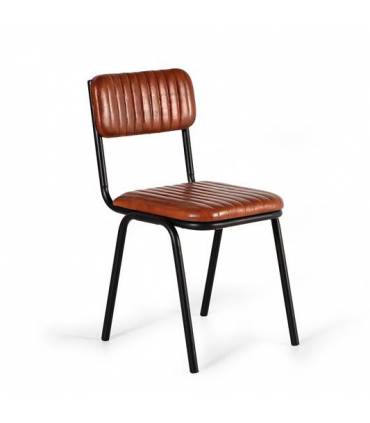 Silla tapizada estilo retro barata