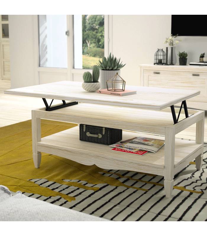 Mesa de centro elevable de estilo clásico