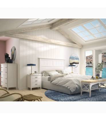 DORMITORIO EN BLANCO DECAPÉ