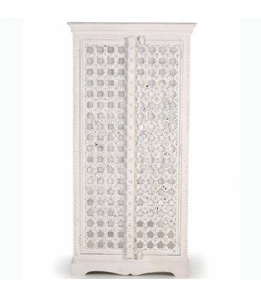 Armario vintage de color blanco barato