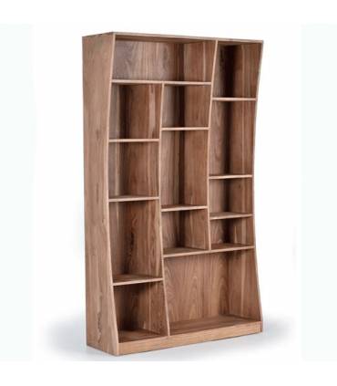 Estantería de madera maciza en color natural