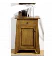 MESA AUXILIAR de Estilo RÚSTICO Madera maciza VARIOS ACABADOS en STOCK