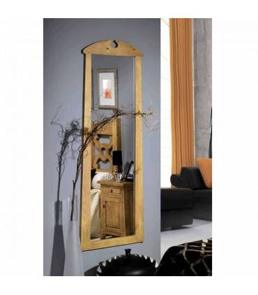 ESPEJO de PIE Estilo  RÚSTICO en MADERA MACIZA con VARIOS ACABADOS