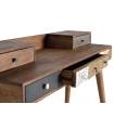 Encimera de escritorio de madera maciza de mango