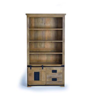 Librería estilo industrial