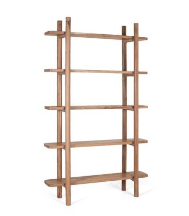Librería sencilla estilo VINTAGE en madera de acacia. Giner y Colomer