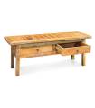 Banco o mesa de centro en madera de teca, estilo colonial de MOYCOR