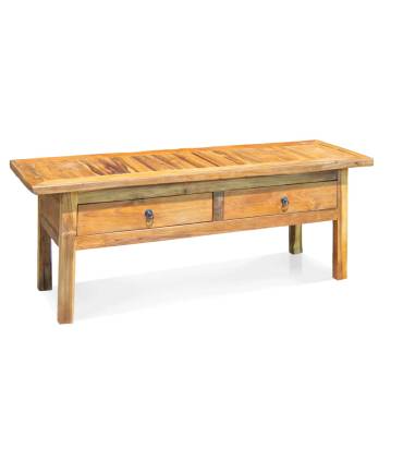 Mesa de centro con dos cajones