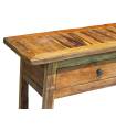 Banco o mesa de centro en madera de teca, estilo colonial de MOYCOR