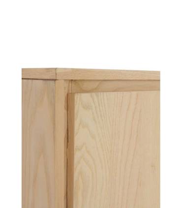 Aparador de diseño chapado en madera en natural. Fabricado por GABAR