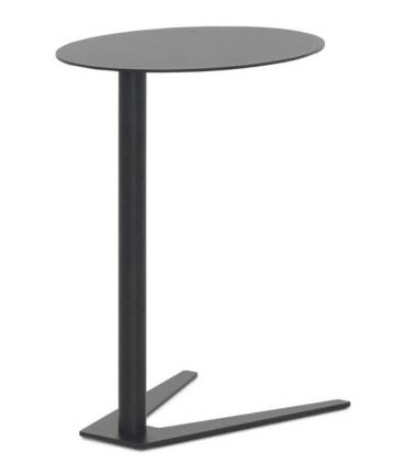 Mesa auxiliar metálica negro