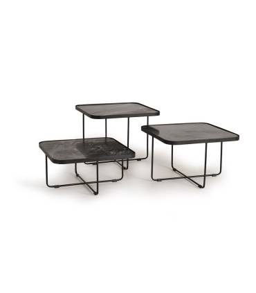 Set de 3 mesas auxiliares de diferentes alturas