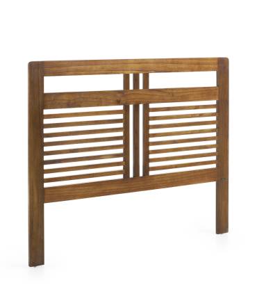 Cabecero estilo colonial en madera de mindi