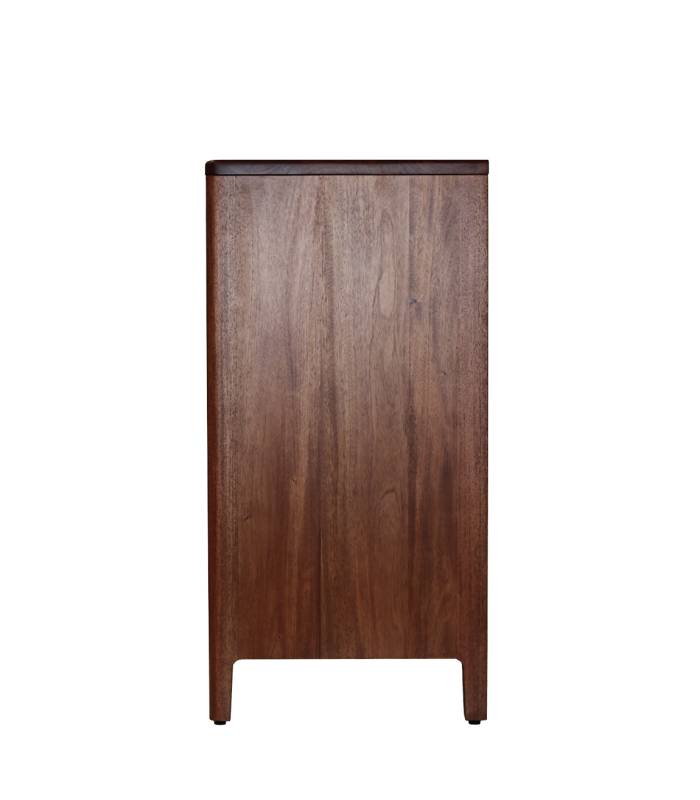 Cómoda con 5 Cajones, Estilo Colonial en Madera Caoba. De Moycor