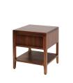Mesita de noche con Cajón, Estilo Colonial en Madera Caoba. De Moycor