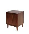Mesita de noche con Cajón en Estilo Colonial de Madera Caoba. De Moycor
