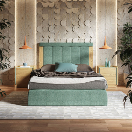 Cabecero Tapizado Colección Praga Para Cama De Ciento Cincuenta
