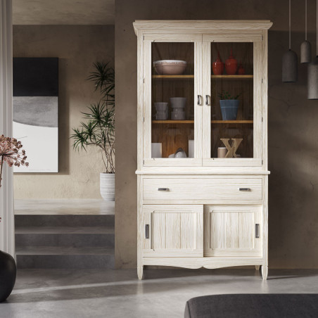 Vitrina Amberes en Blanco Albo