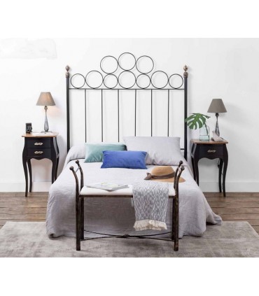 Cabecero de forja cama 135 cm. estilo vintage