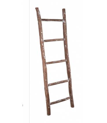 TOALLERO ESCALERA MADERA NATURAL - RÚSTICO COLONIAL