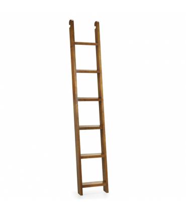 Escalera de teca para bibliotecas colección combi