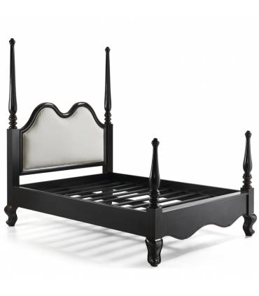 Cama negra Moycor vintage