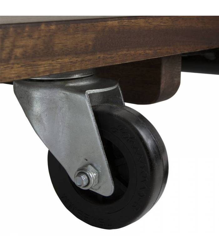 Colgador estilo industrial con ruedas Moycor