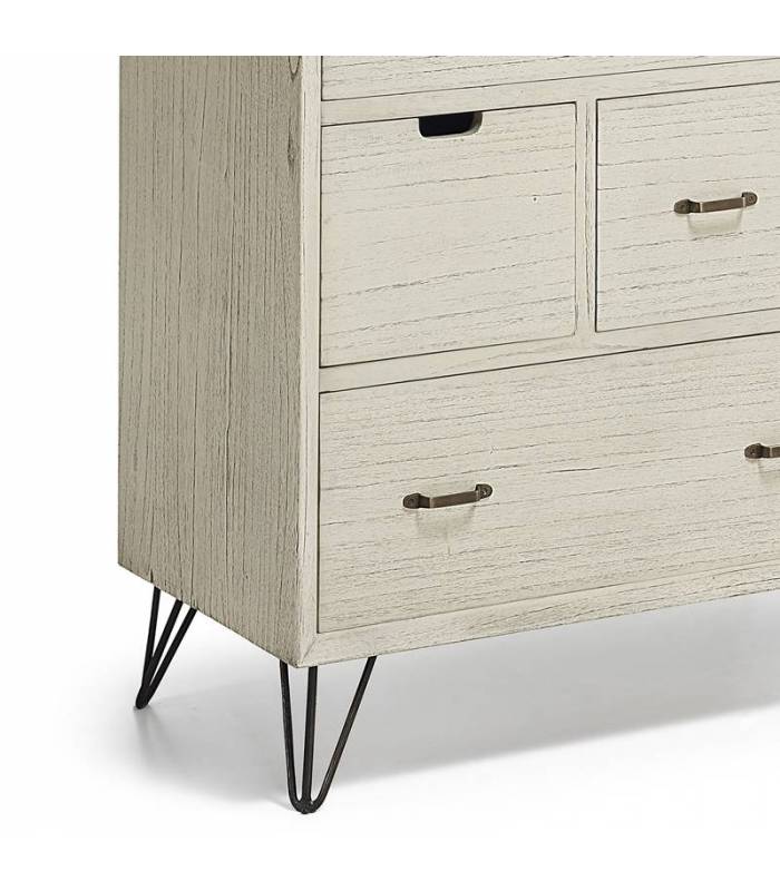 Cómoda minimalista patas de metal Moycor