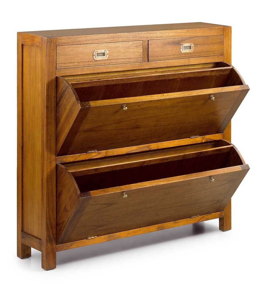Zapateros Mueble para Zapatos Muebles Auxiliares Rústico Colonial